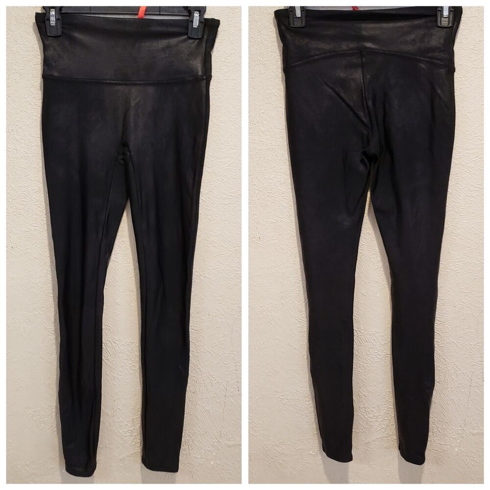 Spanx Womens Stretch Solid Mid-Rise Activewear An… - image 1